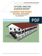 Proposed Two Storey School Building Structural Analysis