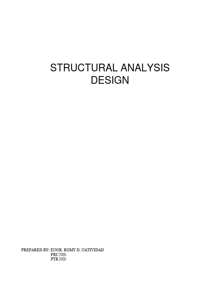 Martinez Structural Report | PDF | Beam (Structure) | Bending