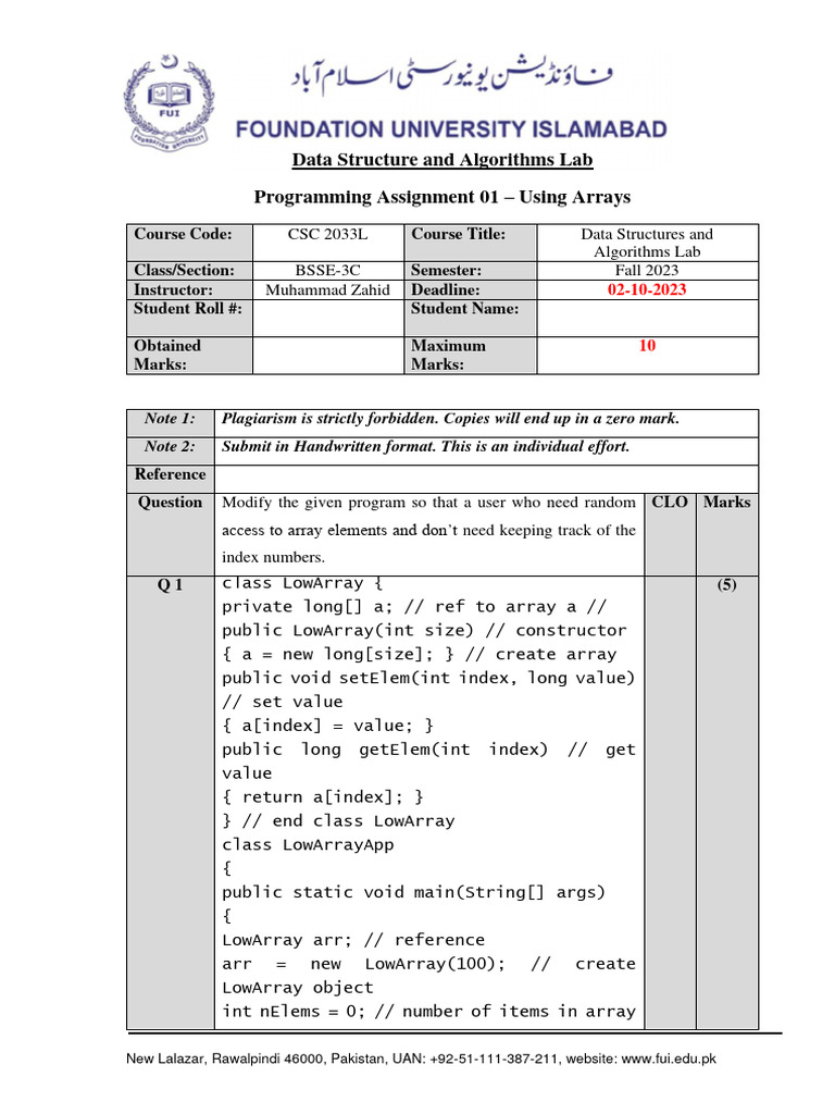 DSA lab Assignment no.2 PDF