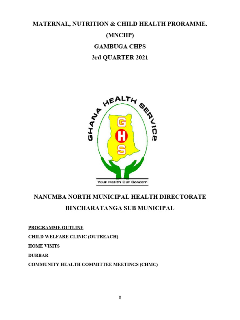 Gambuga CHPS Health Program Overview | PDF | Social Programs | Nursing