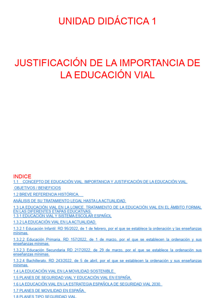 Educación Vial Pdf