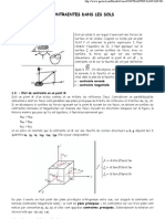 Contraintes Dans Les Sols