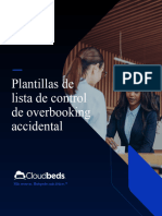 Plantillas de Lista de Control de Overbooking Accidental