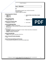 Material Safety Data Sheet - Refurbish