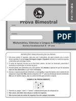 Prova Anglo EF 2 6o Ano P 4 Multidisciplinar 2022