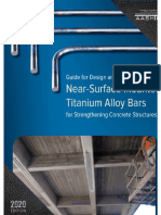AASHTO - Guide For Design and Construction of Near-Surface Mounted Titanium Alloy Bars - 2020
