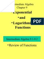 Intermediate Algebra: - Exponential - and - Logarithmic
