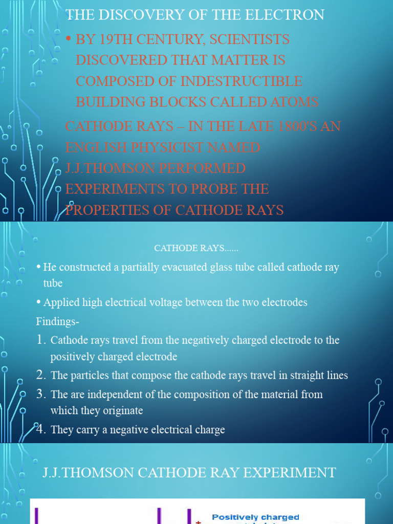 Unit2 - Cathode Ray | Download Free PDF | Atoms | Atomic Nucleus