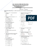 Soal PTS X