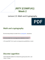 2.5 Math and Cryptography