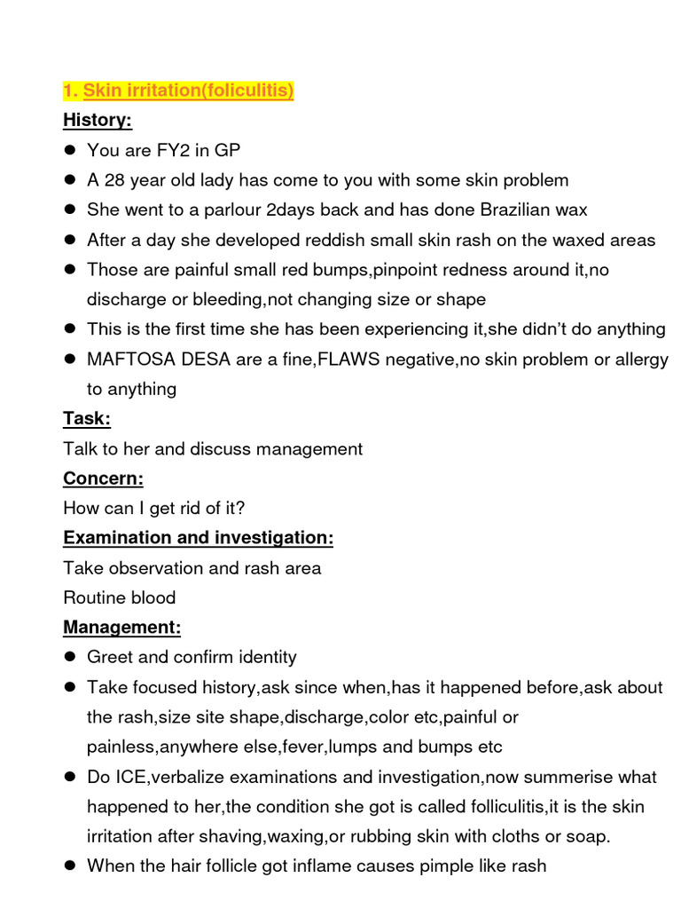 Plab 2 Recall 5 PDF Physical Examination Epilepsy