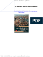 Test Bank For Law Business and Society 12th Edition by Mcadams Download