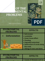 Effects of Environmental Problems