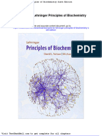 Test Bank For Lehninger Principles of Biochemistry Sixth Edition Download