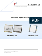 LoRa127X-C1 100mW LoRa Wireless Transceiver Module V3.0