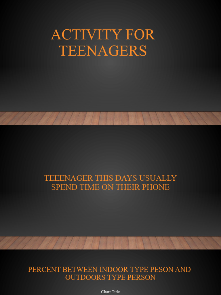 Activity For Teenagers | PDF