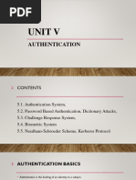 Unit 5 Authentication System