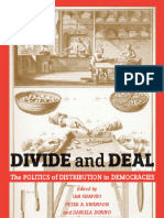 Divide and Deal The Politics of Distribution in Democracies (Ian Shapiro, Peter Swenson, Daniela Donno)