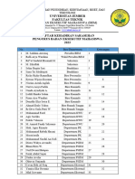 Daftar Kehadiran Sarasehan 2023