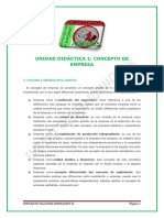 Unidad Didáctica 1: Concepto de Empresa