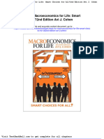 Test Bank For Macroeconomics For Life Smart Choices For All2nd Edition Avi J Cohen Download