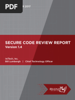 RSL SecureCodeReview Example Report