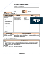 1° Grado Sesiones Del 04 Al 08 de Setiembre