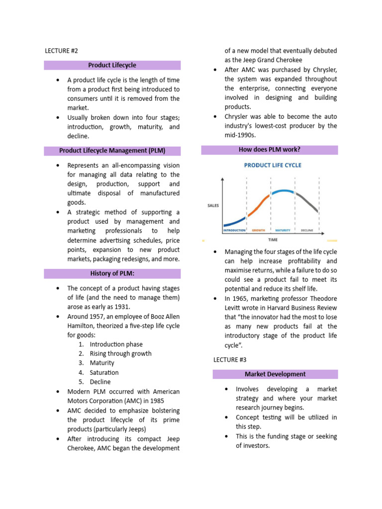 Lesson 2 and 3 MANUF | PDF | Product Lifecycle