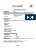 Emirates Fire Fighting Equipment Factory (FIREX) Material Safety Data Sheets (MSDS)