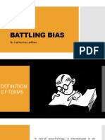BATTLING BIAS-presentation