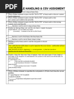 Binary and CSV File Assigment