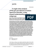 4-Metanálise Microbioma Intestinal No Transtorno Do Espectro Do Autista - 2022