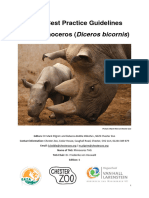 2014 Black Rhino EAZA Best Practice Guidelines Approved