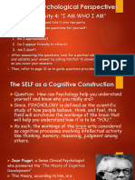Topic 4-Psychological Perspectives