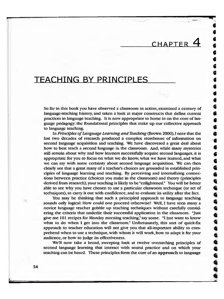 PRINCIPLES - Ok Teaching | PDF