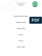 Nutripreneurship Business Plan Portfolio (Group 2)