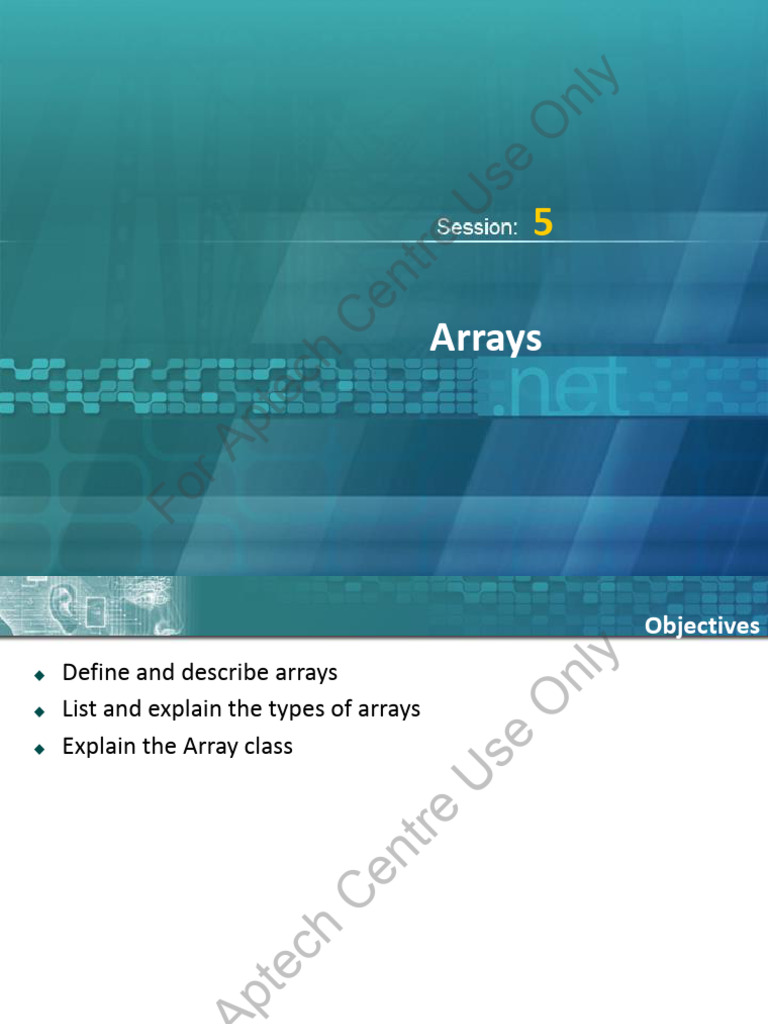 Understanding Arrays in C# Programming | PDF | C Sharp (Programming ...
