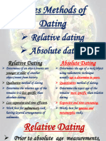 Week 6 Relative Dating and Absolute Dating GC