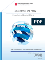 2021 Teaching Module - Energy Economics and Policy