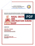 Nasal Obstruction and Obstruction During Sleep - Pausanos and Go
