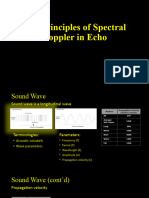 The Principles of Spectral Doppler in Echo