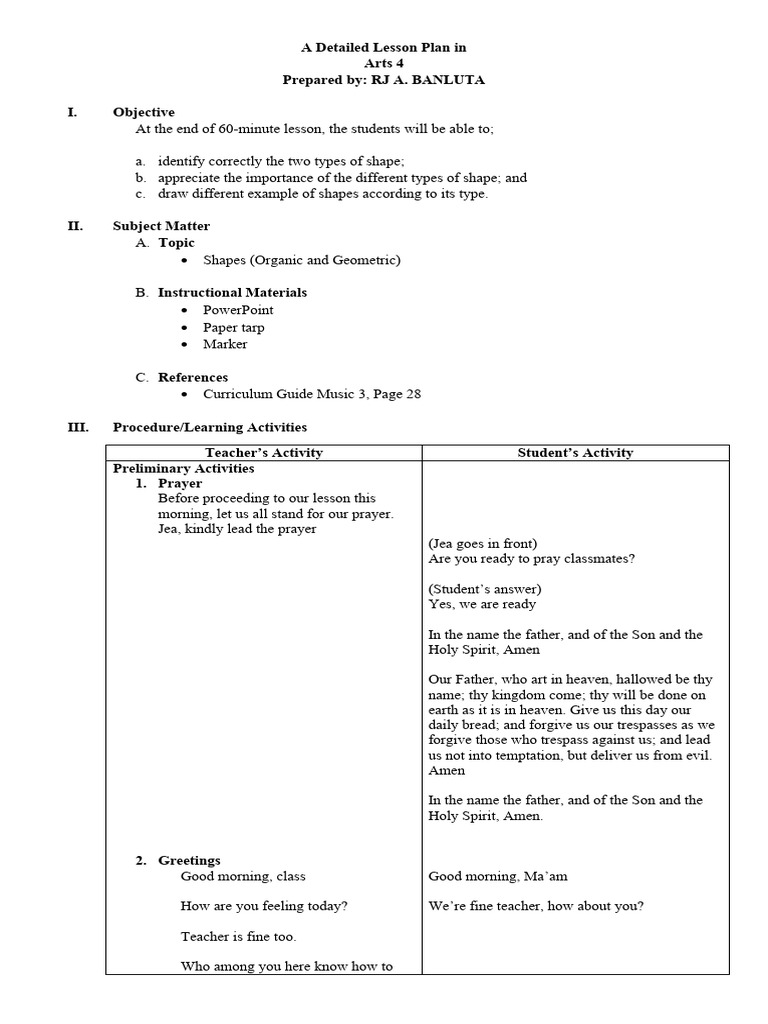 Arts Lp Pdf Shape Geometry