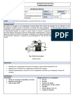 Informe Práctica Motor de Arranque