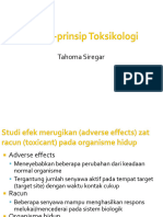 Toksikologi 2 Prinsip-Prinsip Toksikologi