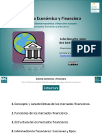 Sistema Financiero Español Contenido y Estructura