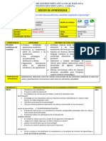 Sesion de Aprendizaje - 1° GRADO 4 NOV