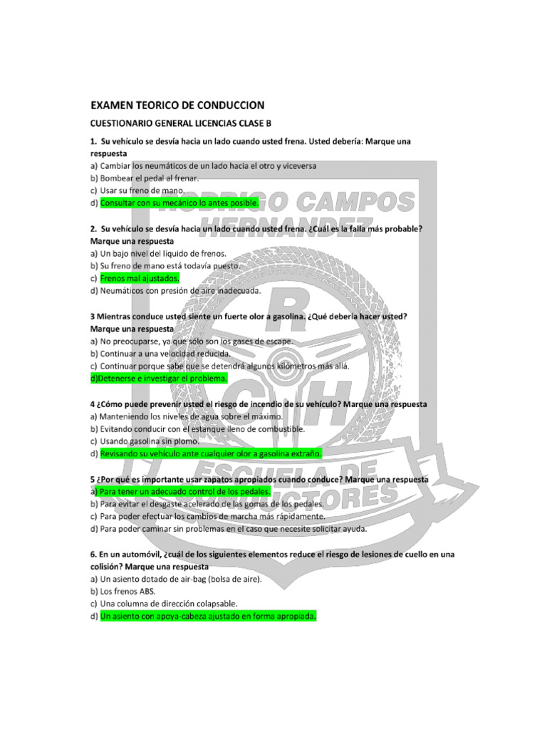 Cuestionario Clase B 2023 PDF Cuestionario Clase B 2023 PDF