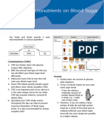 Impact of Macronutrients On Blood Sugar Level