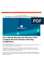 Cara Mudah Menginstall Windows 8/8.1 Lengkap Disertai Gambar Disetiap Langkahnya