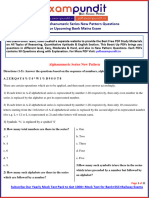 New Pattern Alphanumeric Series Questions For Sbi Clerk Mains Exam